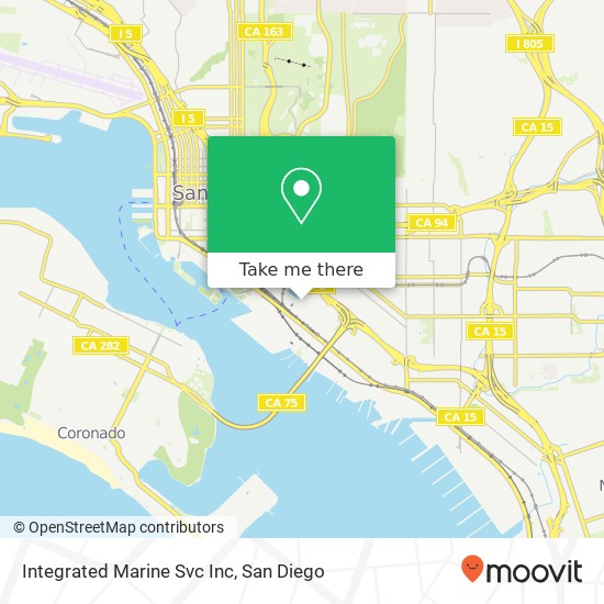 Integrated Marine Svc Inc map