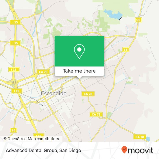 Advanced Dental Group map