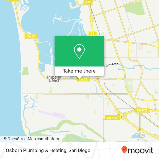 Mapa de Osborn Plumbing & Heating