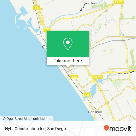 Hyta Construction Inc map