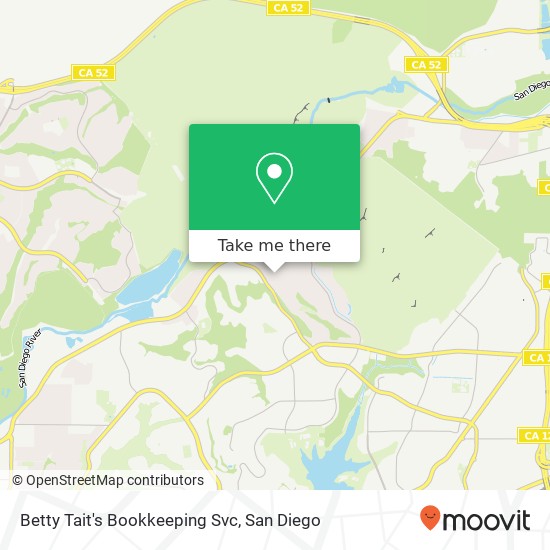 Mapa de Betty Tait's Bookkeeping Svc