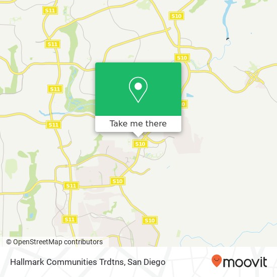 Hallmark Communities Trdtns map