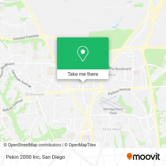 Mapa de Pekin 2000 Inc