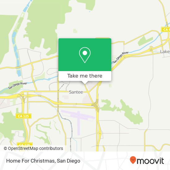 Home For Christmas map