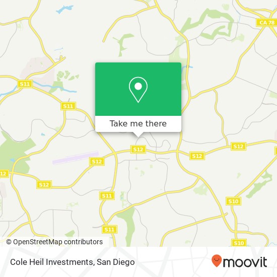 Mapa de Cole Heil Investments