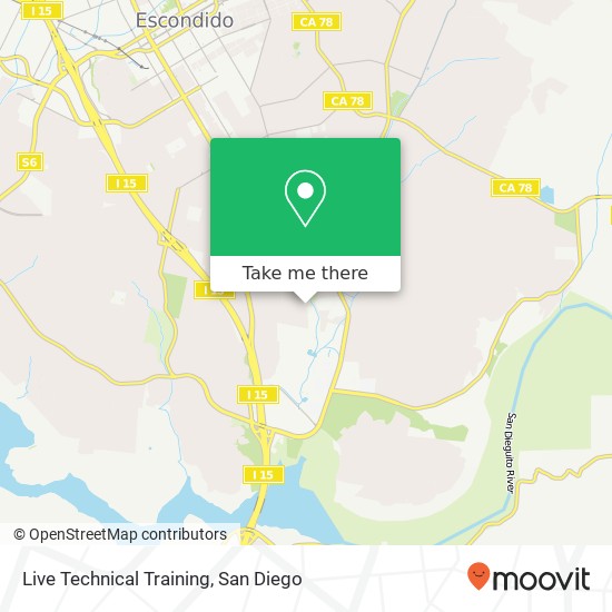Mapa de Live Technical Training