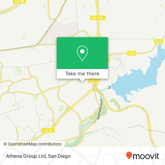 Athena Group Ltd map