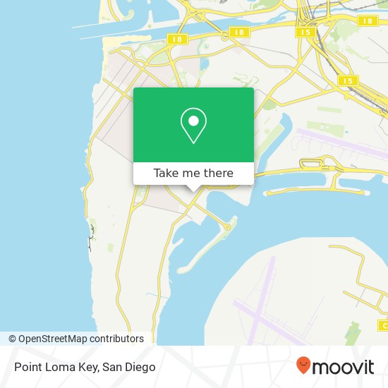 Point Loma Key map