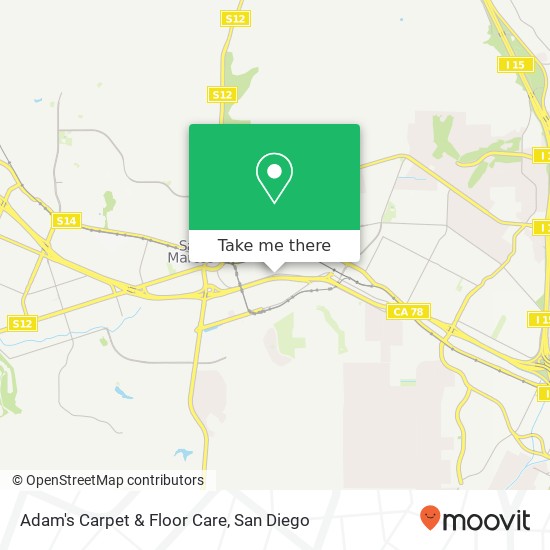 Adam's Carpet & Floor Care map