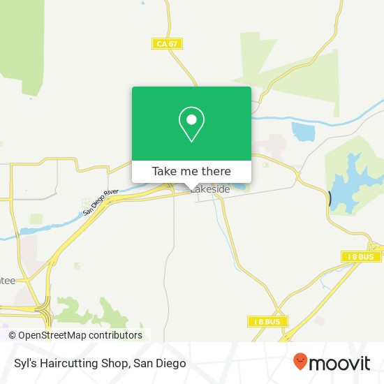 Syl's Haircutting Shop map