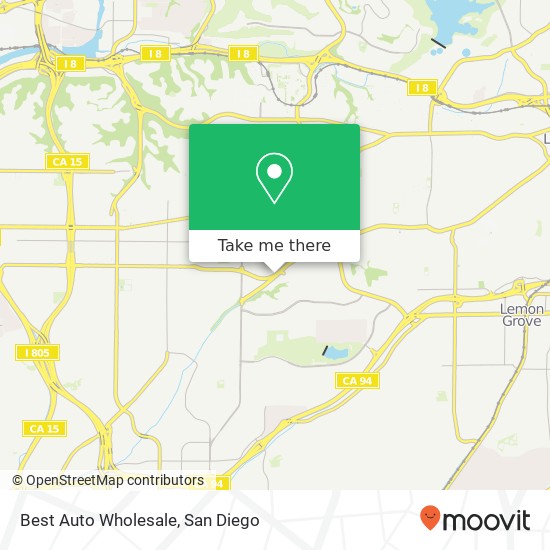 Best Auto Wholesale map