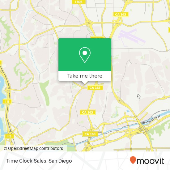 Time Clock Sales map