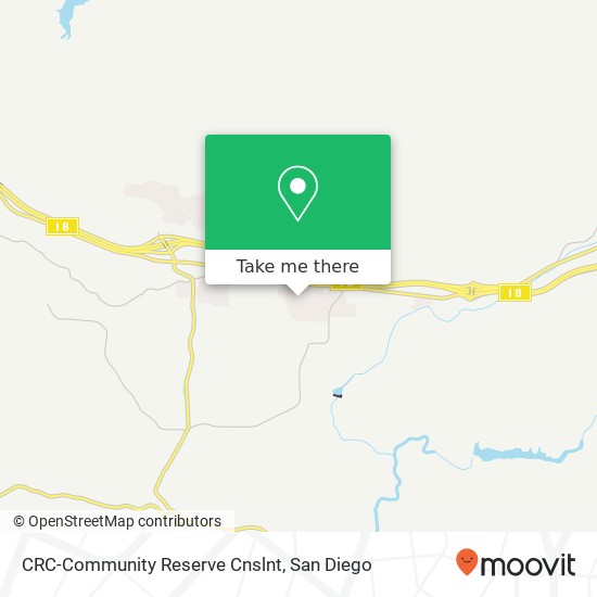 CRC-Community Reserve Cnslnt map