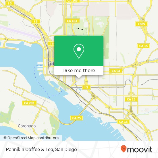 Pannikin Coffee & Tea map