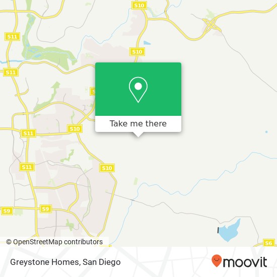 Mapa de Greystone Homes