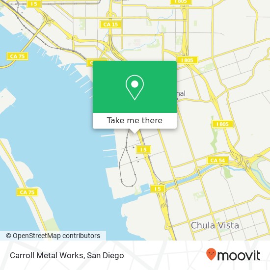 Mapa de Carroll Metal Works