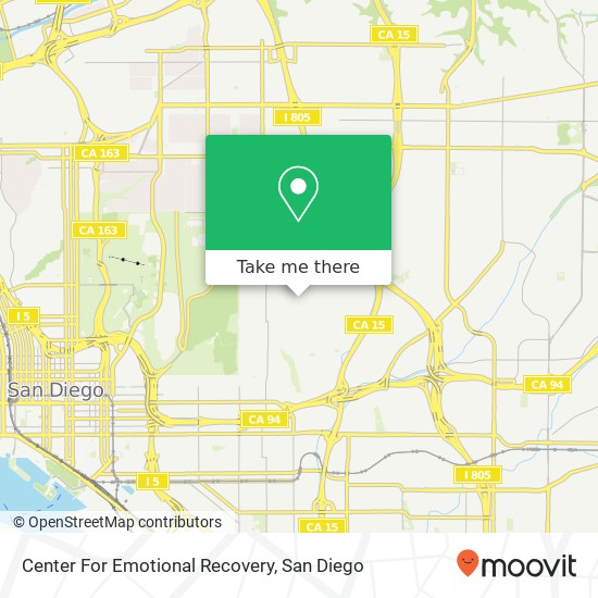 Center For Emotional Recovery map