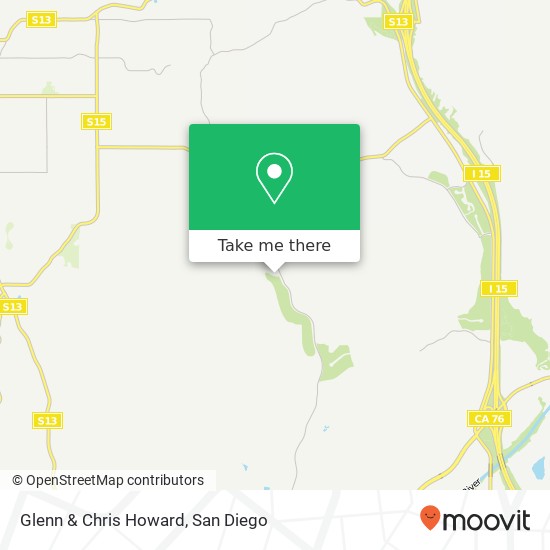 Mapa de Glenn & Chris Howard