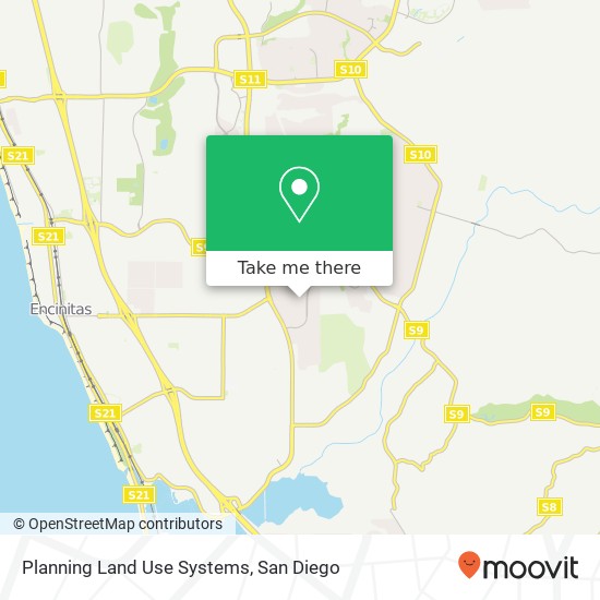 Planning Land Use Systems map