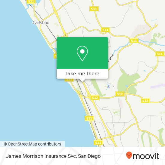 Mapa de James Morrison Insurance Svc