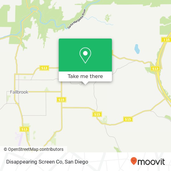 Mapa de Disappearing Screen Co