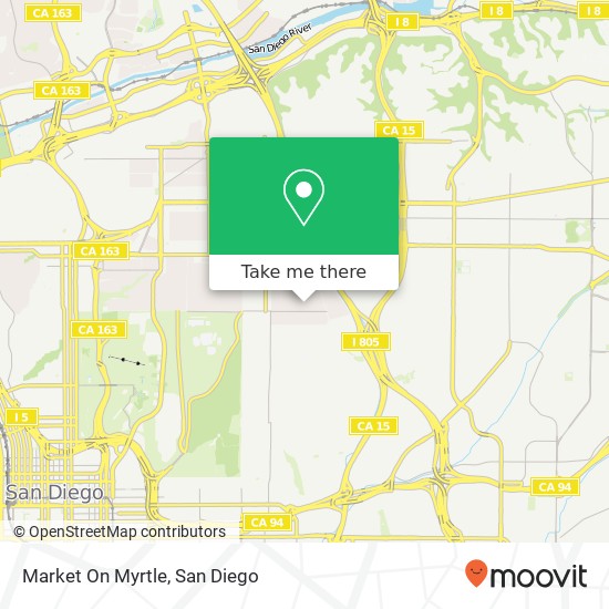 Market On Myrtle map
