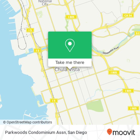 Parkwoods Condominium Assn map