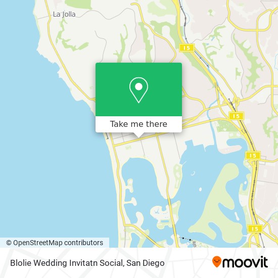 Blolie Wedding Invitatn Social map