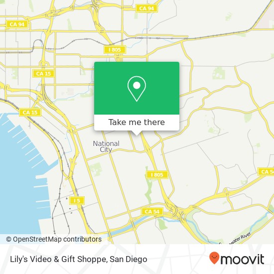 Lily's Video & Gift Shoppe map