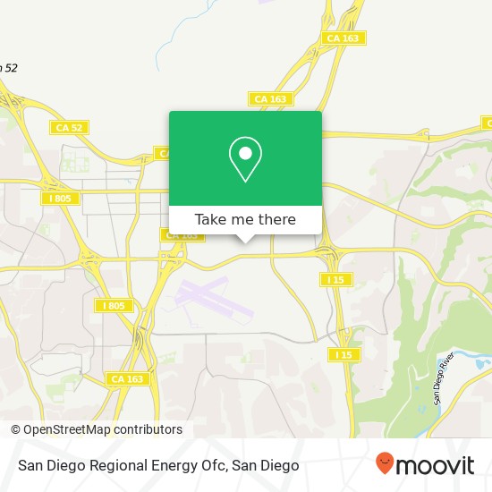 San Diego Regional Energy Ofc map
