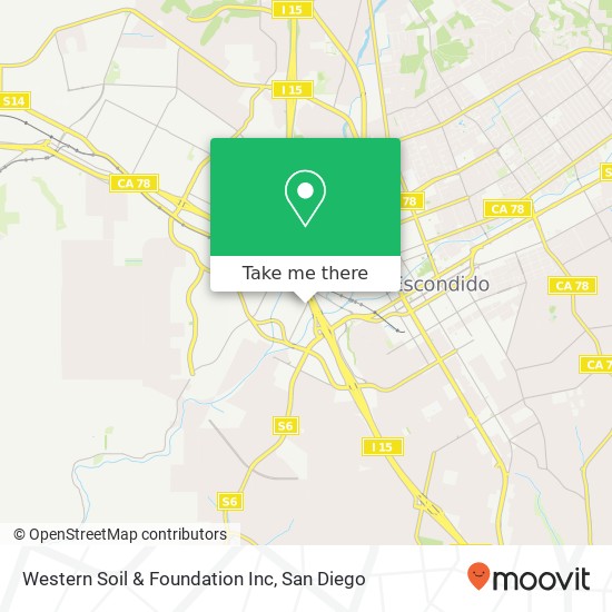Western Soil & Foundation Inc map