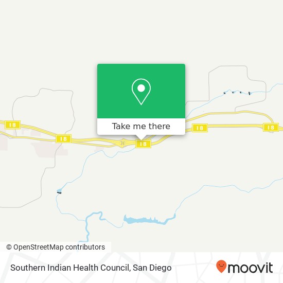 Mapa de Southern Indian Health Council