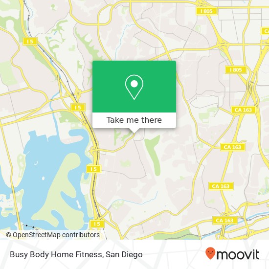 Busy Body Home Fitness map