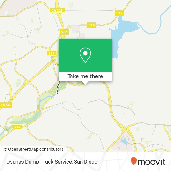 Osunas Dump Truck Service map