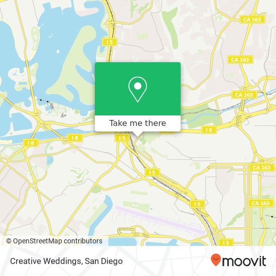 Creative Weddings map