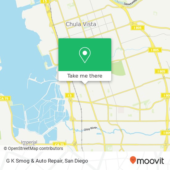 G K Smog & Auto Repair map