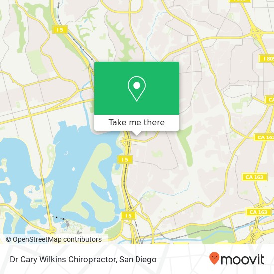 Dr Cary Wilkins Chiropractor map