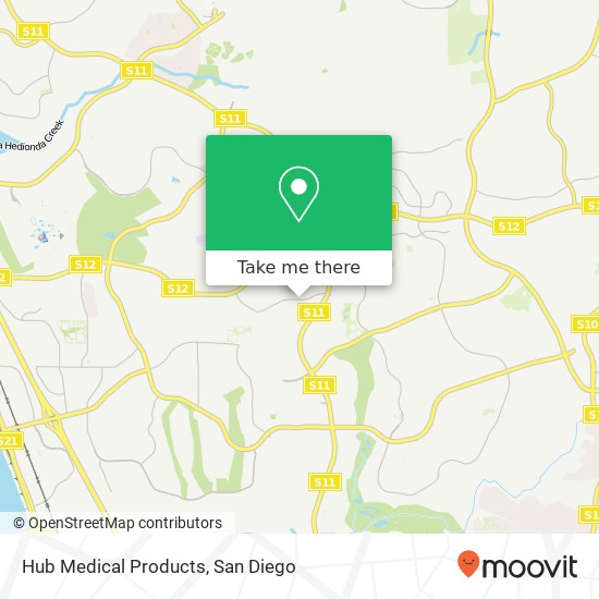 Hub Medical Products map