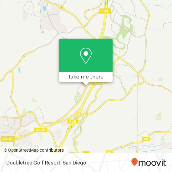 Mapa de Doubletree Golf Resort