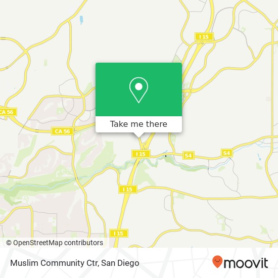 Mapa de Muslim Community Ctr