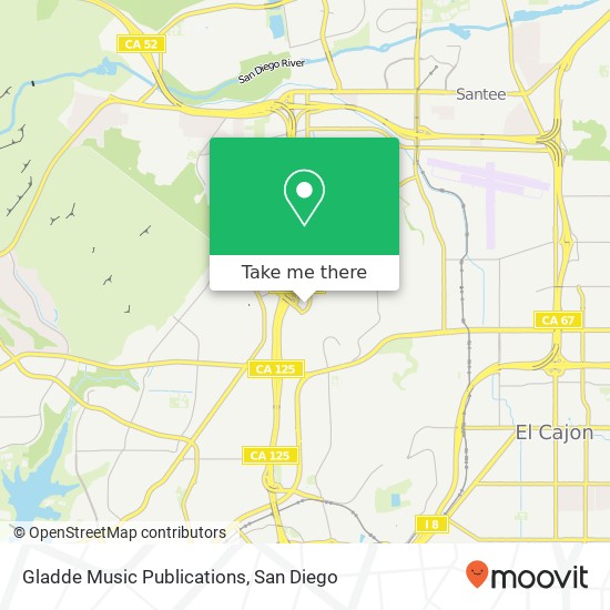 Mapa de Gladde Music Publications