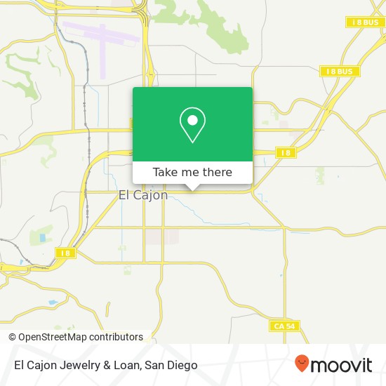 Mapa de El Cajon Jewelry & Loan