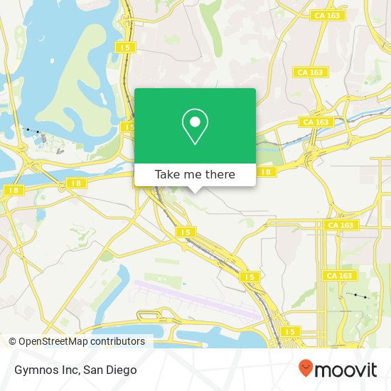 Mapa de Gymnos Inc