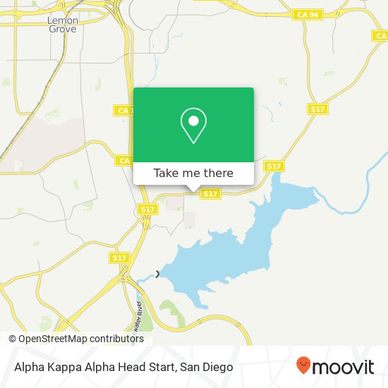 Alpha Kappa Alpha Head Start map