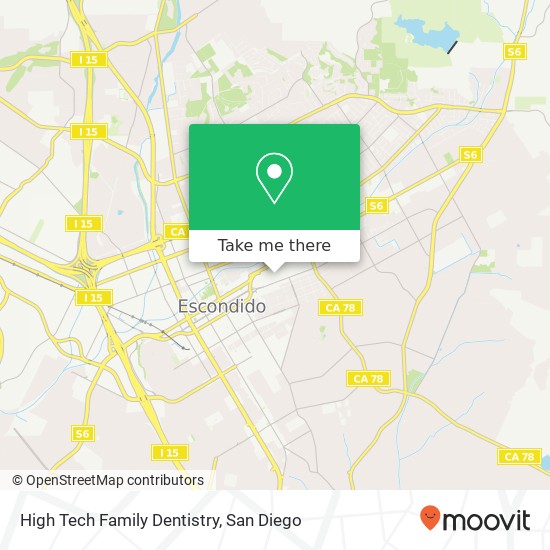 Mapa de High Tech Family Dentistry