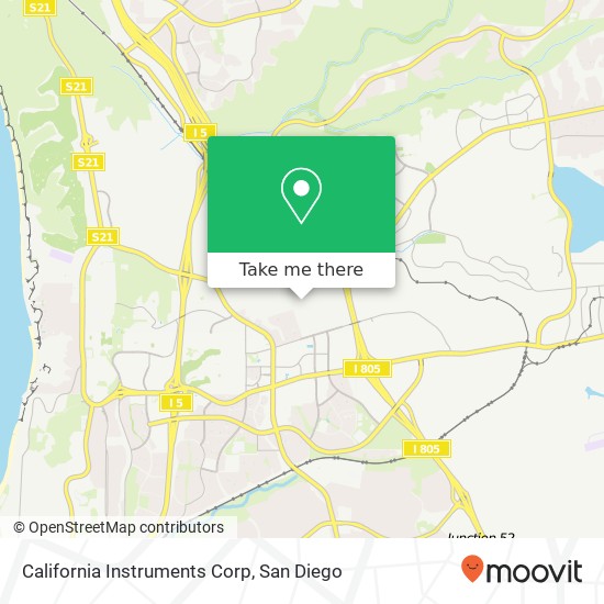 California Instruments Corp map