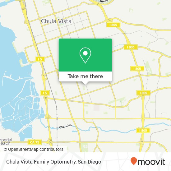 Mapa de Chula Vista Family Optometry