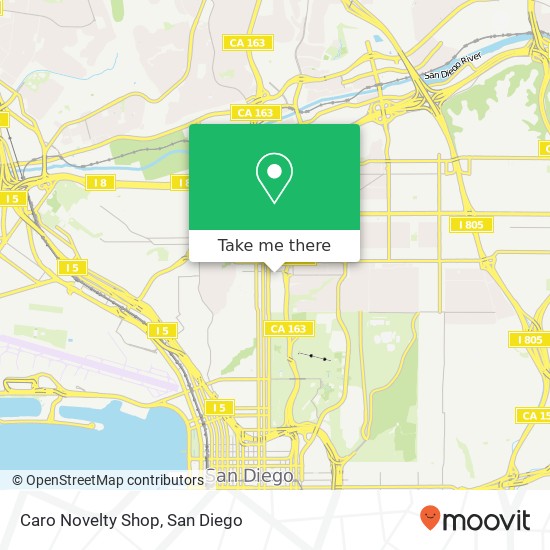Mapa de Caro Novelty Shop