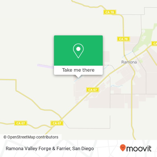 Mapa de Ramona Valley Forge & Farrier
