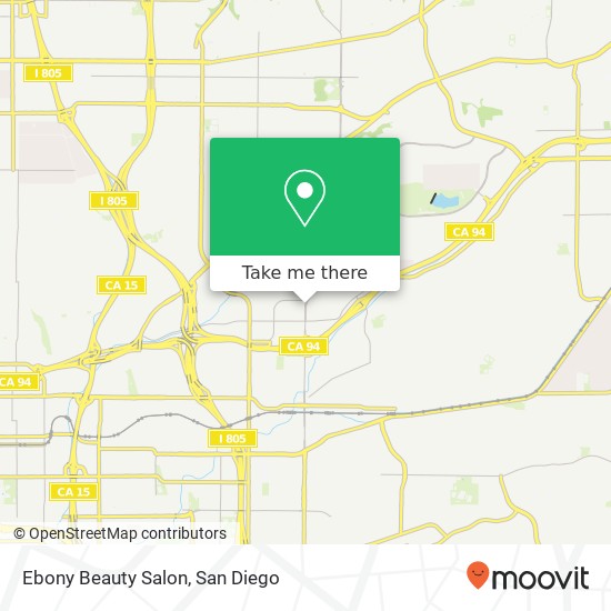 Mapa de Ebony Beauty Salon